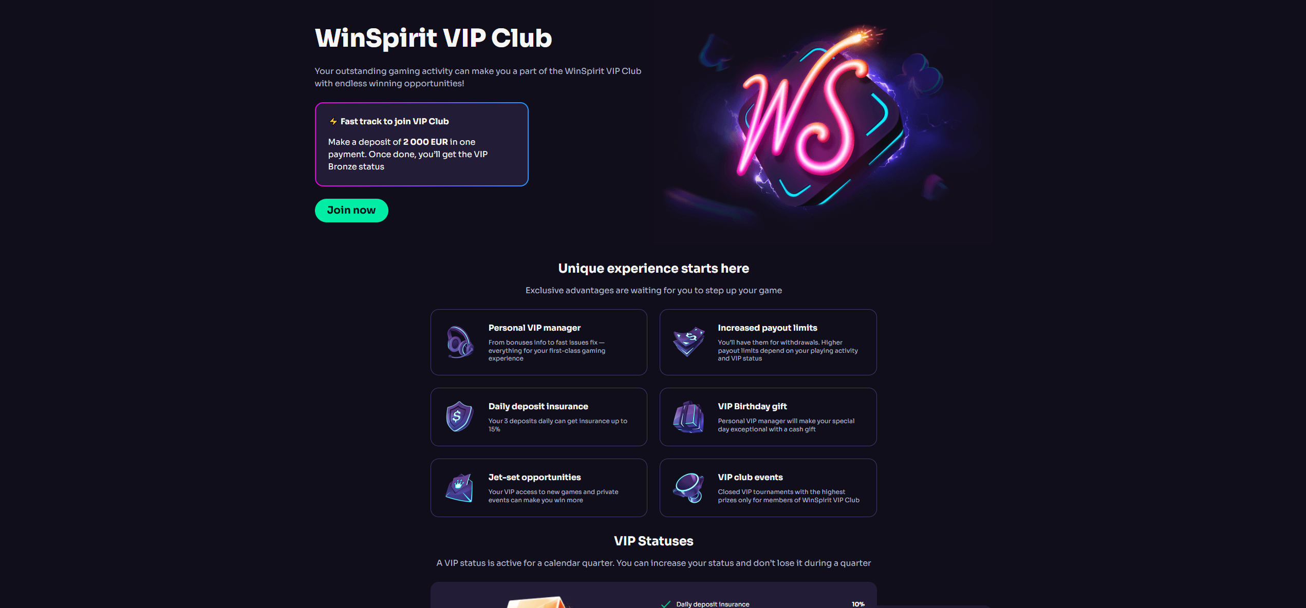 Winspirit VIP